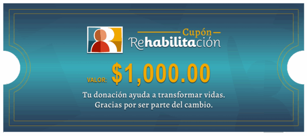 Cupon de Donación $1,000.00