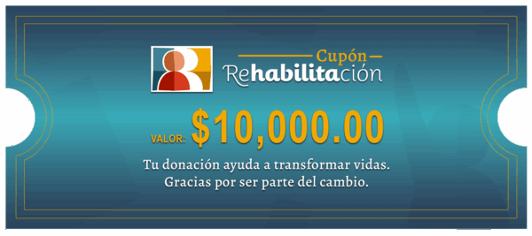 Cupon de Donación $10,000.00